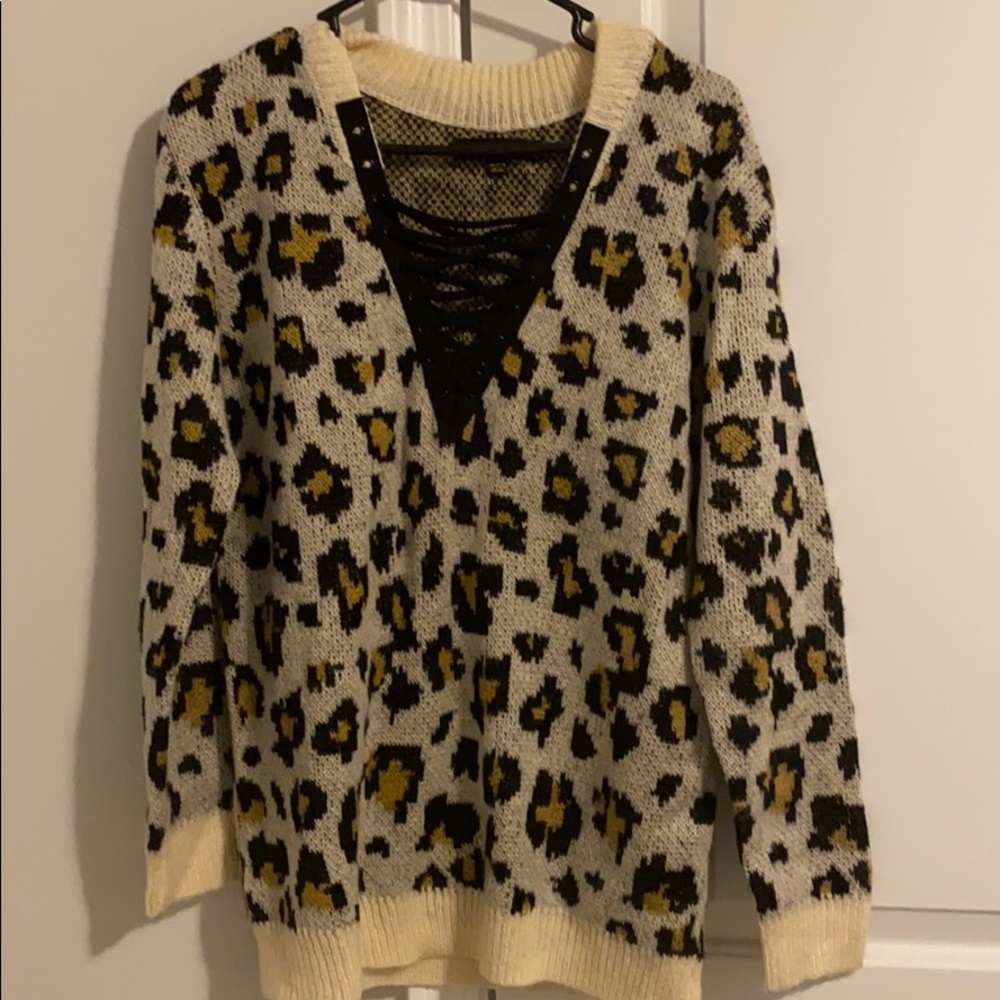 Leopard sweater
